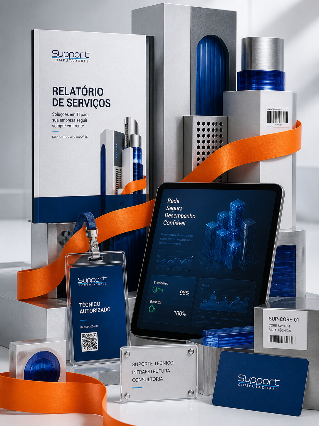 Sistema corporativo e aplicações da Support