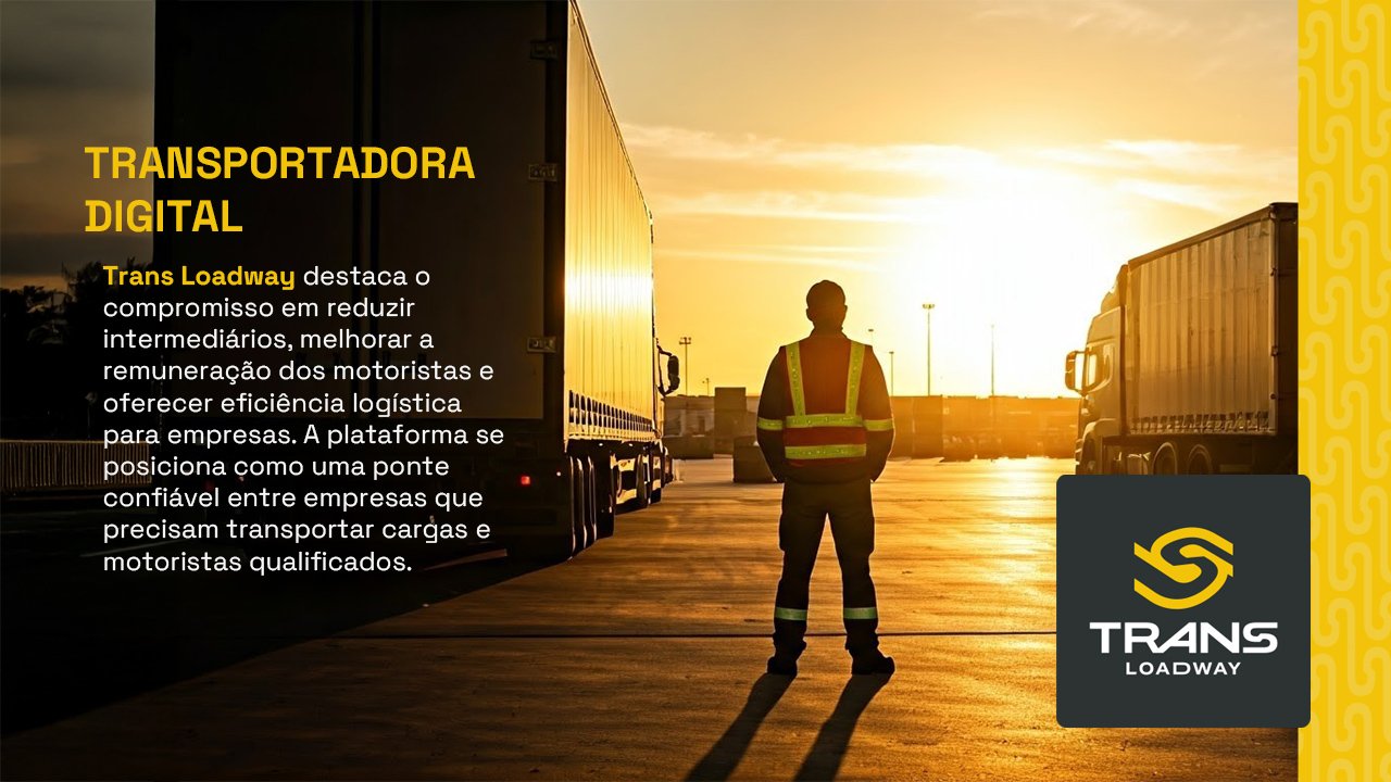 Aplicação institucional da Trans Loadway